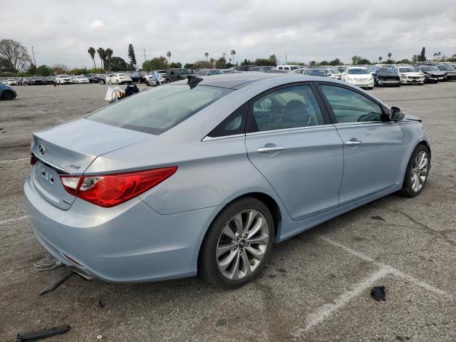 5NPEC4AB9CH338489 - 2012 HYUNDAI SONATA SE BLUE photo 3