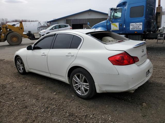 JN1CV6AR4CM975602 - 2012 INFINITI G37 WHITE photo 2