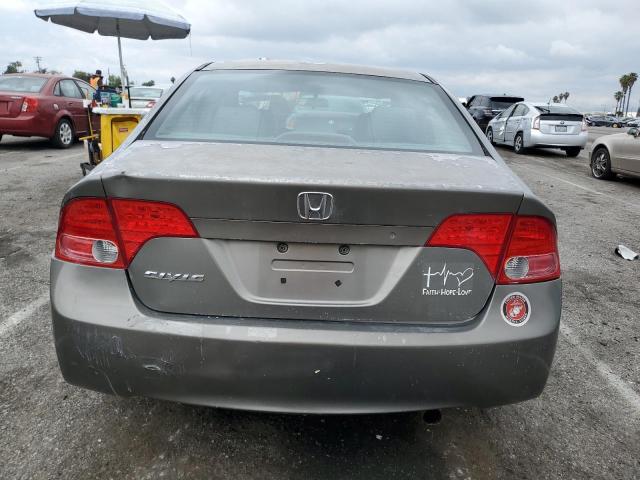 2HGFA16856H520503 - 2006 HONDA CIVIC EX GRAY photo 6