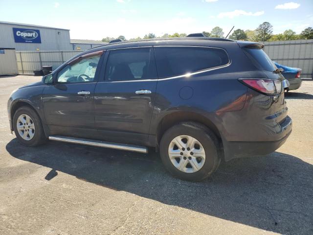 1GNKRFED7EJ360663 - 2014 CHEVROLET TRAVERSE LS GRAY photo 2