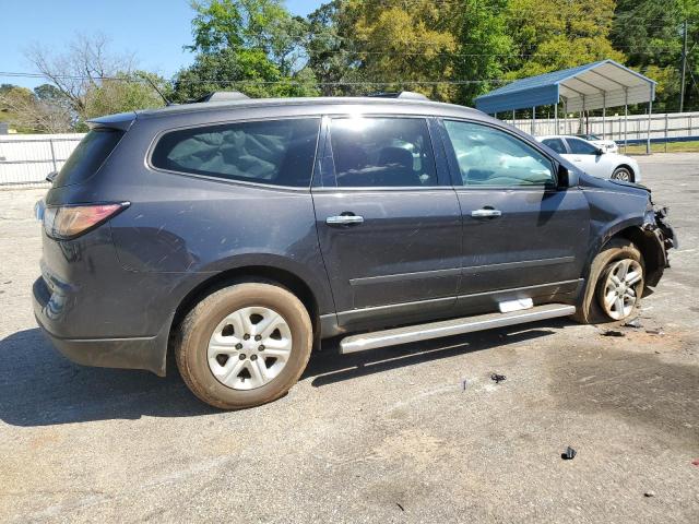 1GNKRFED7EJ360663 - 2014 CHEVROLET TRAVERSE LS GRAY photo 3