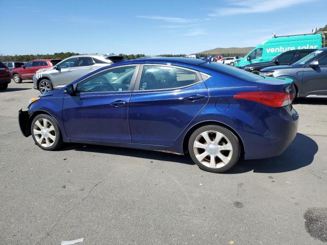 5NPDH4AE9BH019700 - 2011 HYUNDAI ELANTRA GLS BLUE photo 2