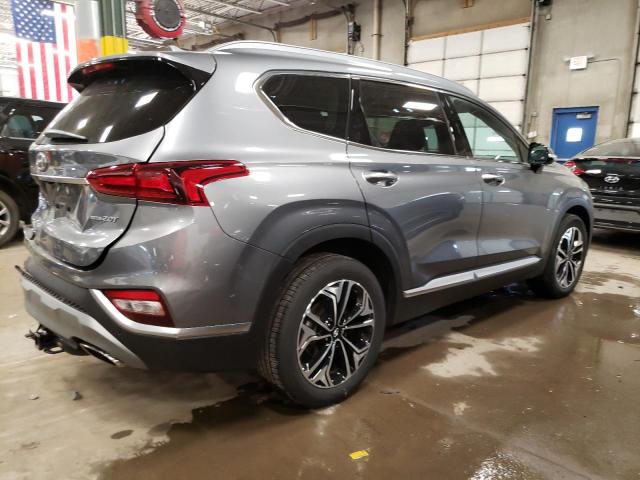 5NMS5CAA6KH067241 - 2019 HYUNDAI SANTA FE LIMITED GRAY photo 3