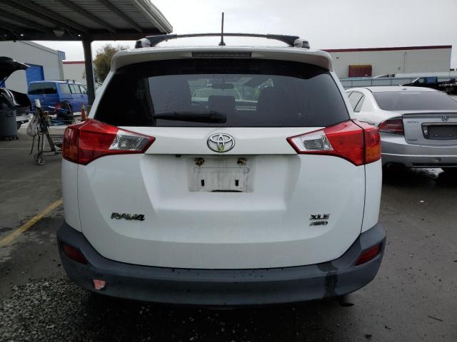 2T3RFREVXDW089978 - 2013 TOYOTA RAV4 XLE WHITE photo 6