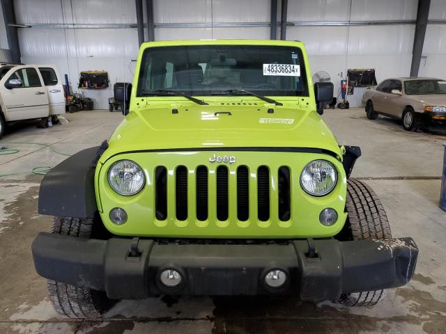 1C4BJWDGXGL337848 - 2016 JEEP WRANGLER U SPORT GREEN photo 5