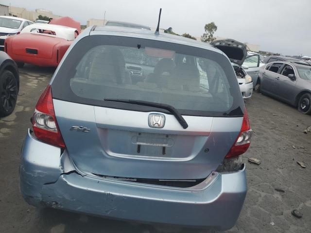 JHMGD37477S061646 - 2007 HONDA FIT BLUE photo 6