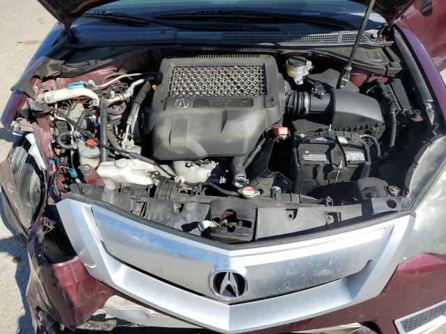 5J8TB1H24BA000696 - 2011 ACURA RDX BURGUNDY photo 12