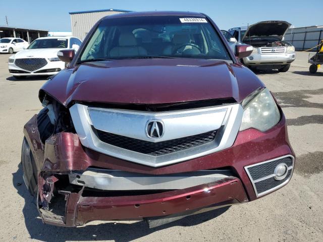 5J8TB1H24BA000696 - 2011 ACURA RDX BURGUNDY photo 5