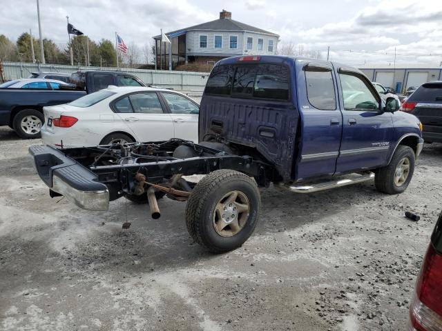 5TBBT44152S296264 - 2002 TOYOTA TUNDRA ACCESS CAB ლურჯი ფოტო 3