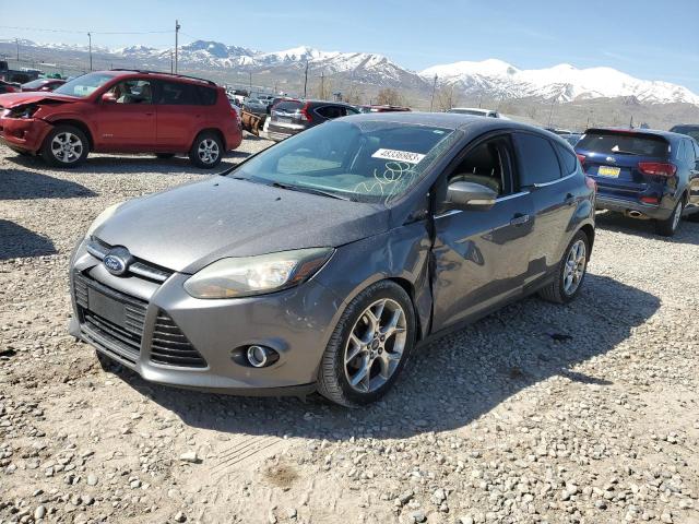 1FADP3N24DL144878 - 2013 FORD FOCUS TITANIUM GRAY photo 1