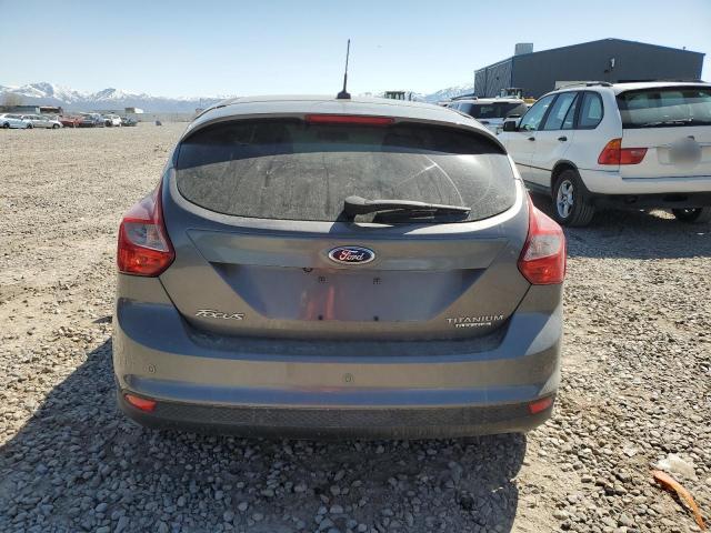 1FADP3N24DL144878 - 2013 FORD FOCUS TITANIUM GRAY photo 6