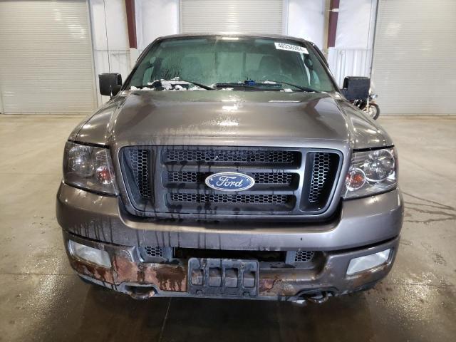 1FTPX14504NA27004 - 2004 FORD F150 GRAY photo 5