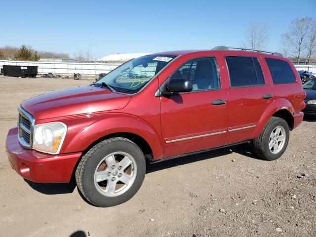 1D4HB58216F164592 - 2006 DODGE DURANGO LIMITED RED photo 1