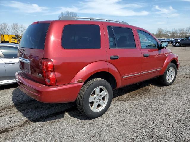 1D4HB58216F164592 - 2006 DODGE DURANGO LIMITED RED photo 3