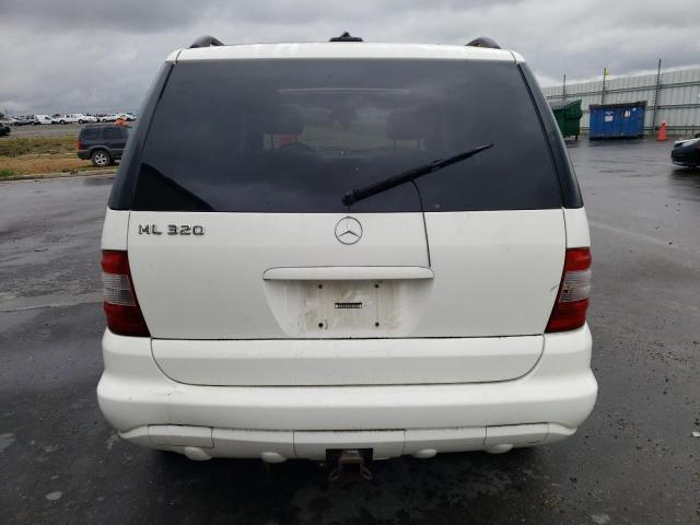 4JGAB54E52A330145 - 2002 MERCEDES-BENZ ML320 320 WHITE photo 6