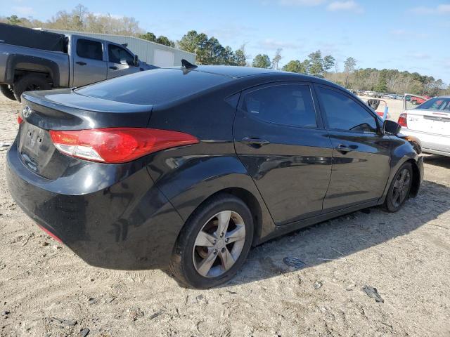 KMHDH4AE2BU153207 - 2011 HYUNDAI ELANTRA GLS BLACK photo 3