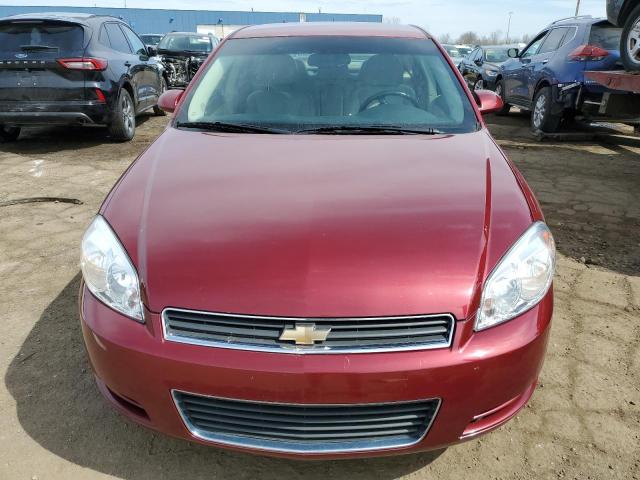 2G1WT57K391271280 - 2009 CHEVROLET IMPALA 1LT MAROON photo 5