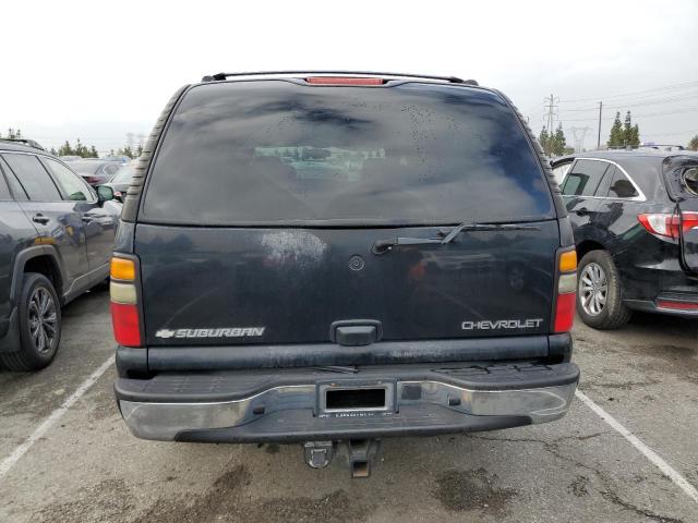 1GNEC16T24J190444 - 2004 CHEVROLET SUBURBAN C1500 BLACK photo 6