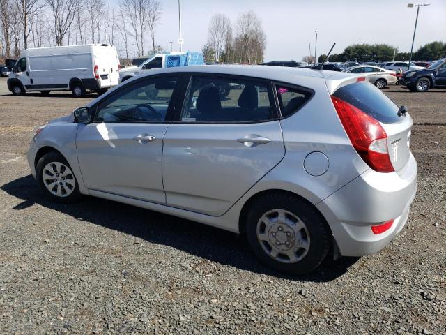 KMHCT5AE0FU212101 - 2015 HYUNDAI ACCENT GS SILVER photo 2