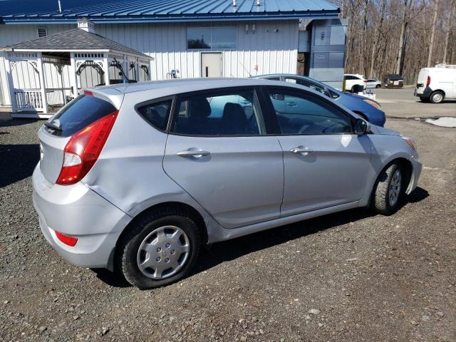 KMHCT5AE0FU212101 - 2015 HYUNDAI ACCENT GS SILVER photo 3