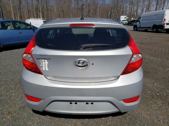 KMHCT5AE0FU212101 - 2015 HYUNDAI ACCENT GS SILVER photo 6