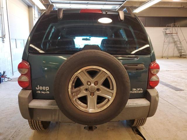 1J4GL38K56W176605 - 2006 JEEP LIBERTY RENEGADE GREEN photo 6