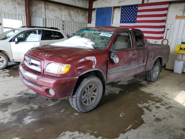 5TBBT44114S455705 - 2004 TOYOTA TUNDRA ACCESS CAB SR5 MAROON photo 1