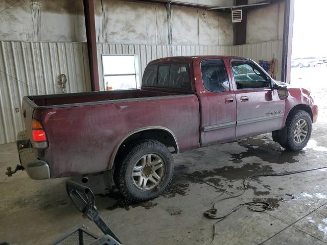 5TBBT44114S455705 - 2004 TOYOTA TUNDRA ACCESS CAB SR5 MAROON photo 3