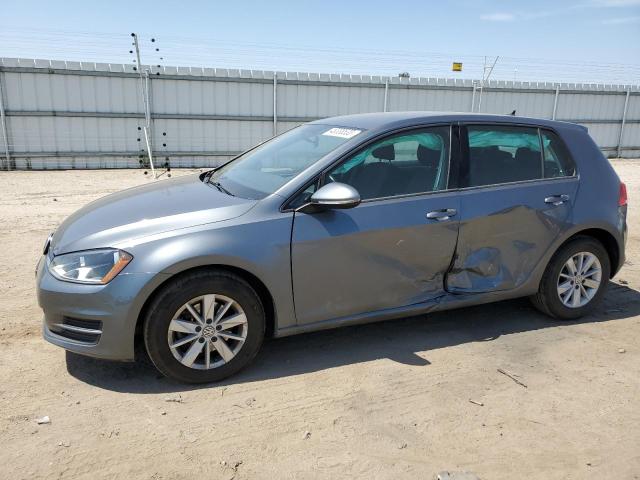 3VW217AU4HM046842 - 2017 VOLKSWAGEN GOLF S GRAY photo 1