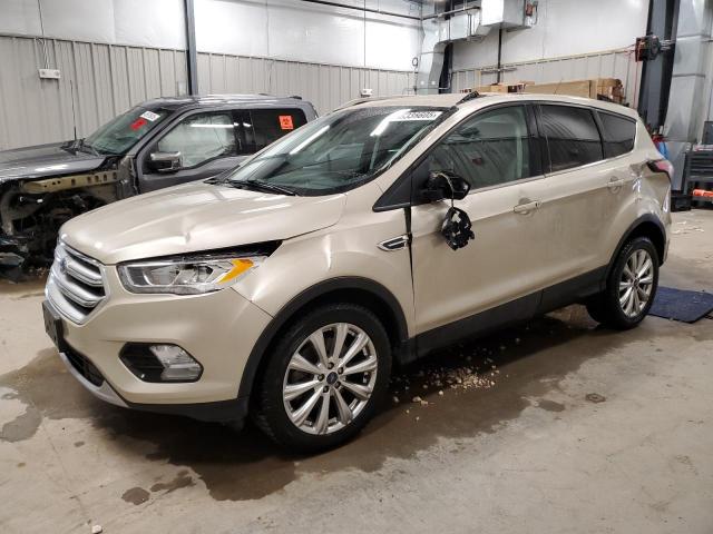 1FMCU9JD1HUC87663 - 2017 FORD ESCAPE TITANIUM 米色 照片 1