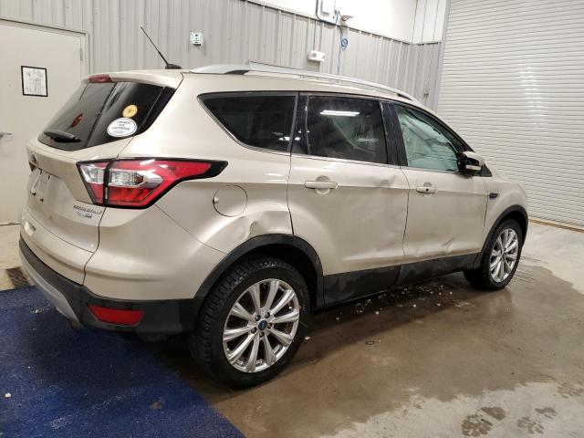 1FMCU9JD1HUC87663 - 2017 FORD ESCAPE TITANIUM 米色 照片 3