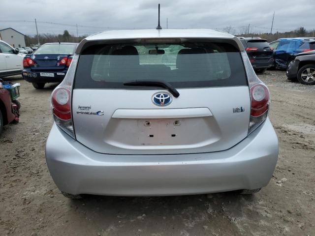 JTDKDTB32C1526490 - 2012 TOYOTA PRIUS C SILVER photo 6