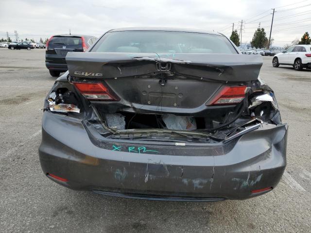 2HGFB2F5XDH560369 - 2013 HONDA CIVIC LX CHARCOAL photo 6