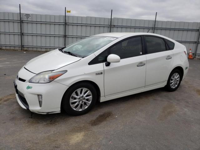 JTDKN3DPXC3008984 - 2012 TOYOTA PRIUS PLUG WHITE photo 1