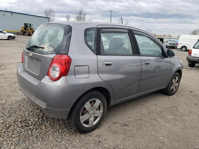 KL1TD6DE8AB132480 - 2010 CHEVROLET AVEO LS GRAY photo 3