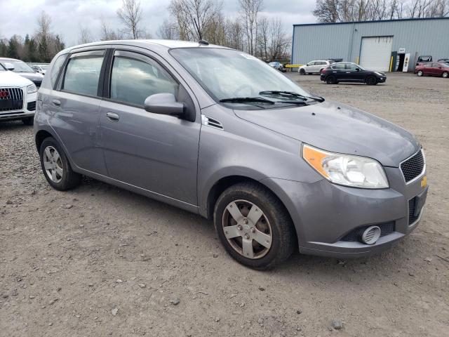 KL1TD6DE8AB132480 - 2010 CHEVROLET AVEO LS GRAY photo 4