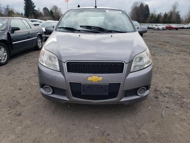 KL1TD6DE8AB132480 - 2010 CHEVROLET AVEO LS GRAY photo 5