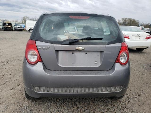 KL1TD6DE8AB132480 - 2010 CHEVROLET AVEO LS GRAY photo 6