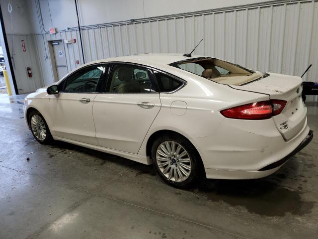 3FA6P0LU2FR148511 - 2015 FORD FUSION SE HYBRID WHITE photo 2