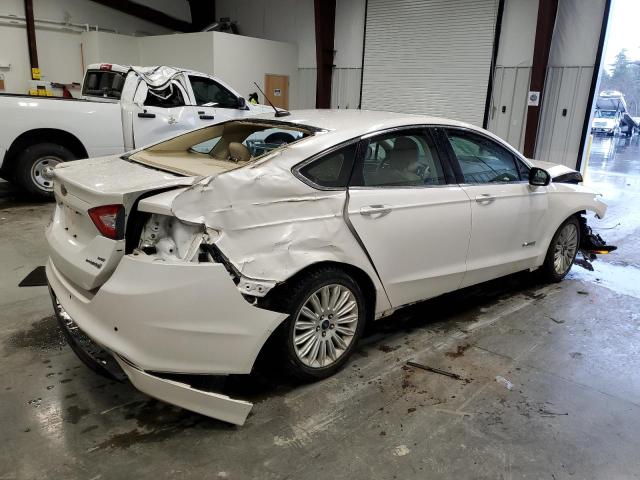 3FA6P0LU2FR148511 - 2015 FORD FUSION SE HYBRID WHITE photo 3