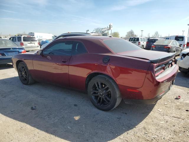 2C3CDZGG7KH683567 - 2019 DODGE CHALLENGER SXT BURGUNDY photo 2