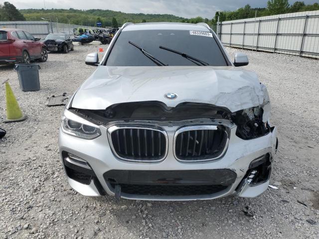 5UXTR9C59KLP76514 - 2019 BMW X3 XDRIVE30I SILVER photo 5