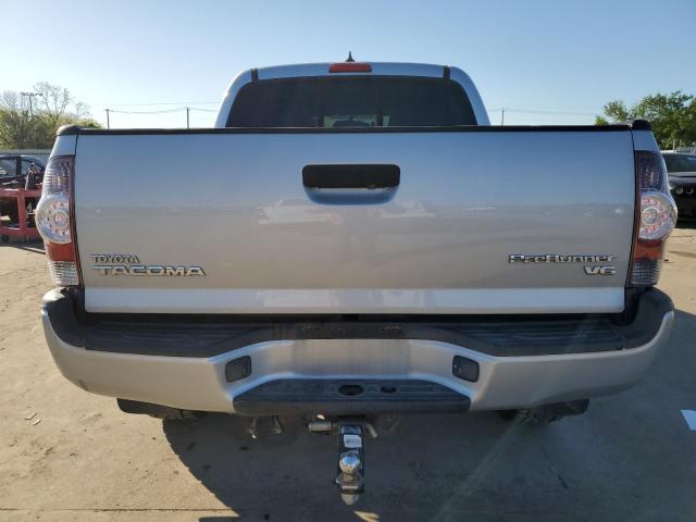 5TFJU4GNXCX017742 - 2012 TOYOTA TACOMA DOUBLE CAB PRERUNNER SILVER photo 6
