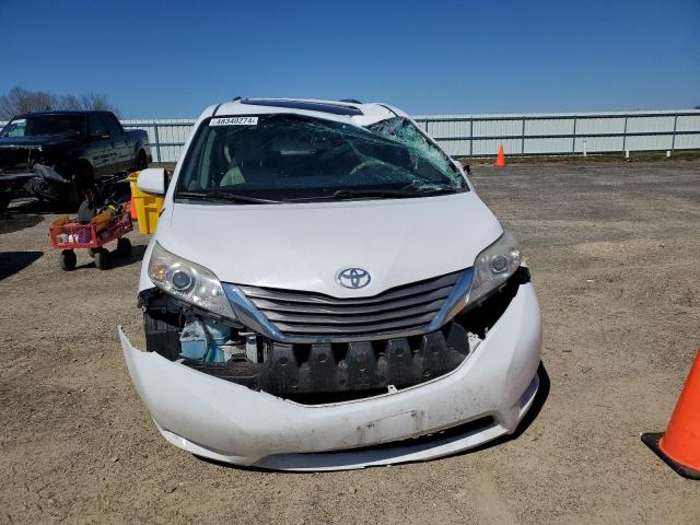 5TDYK3DC4DS383561 - 2013 TOYOTA SIENNA XLE WHITE photo 5