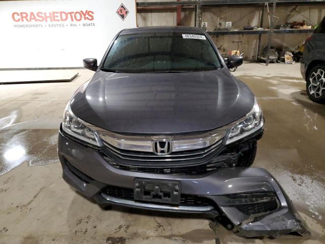 1HGCR2F3XGA188421 - 2016 HONDA ACCORD LX GRAY photo 5