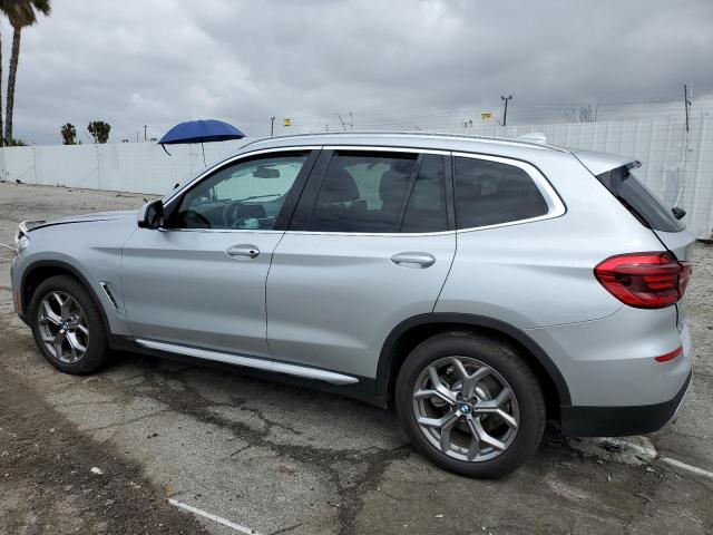 5UXTY5C06L9B70685 - 2020 BMW X3 XDRIVE30I SILVER photo 2