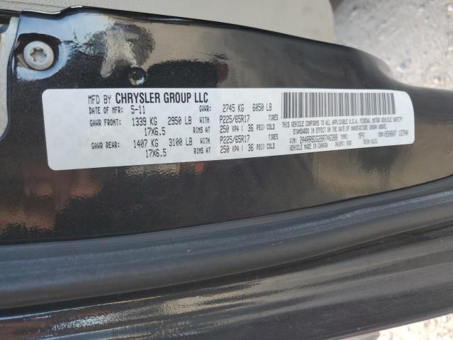 2A4RR8DG2BR746388 - 2011 CHRYSLER TOWN & COU TOURING L BLACK photo 13