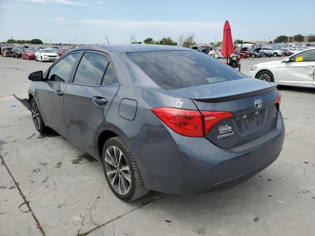 5YFBURHE1HP733886 - 2017 TOYOTA COROLLA L CHARCOAL photo 3