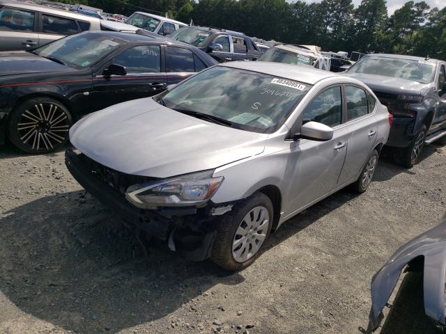 3N1AB7AP7JY304620 - 2018 NISSAN SENTRA S SILVER photo 2