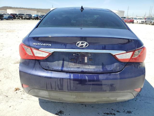 5NPEB4AC7EH922940 - 2014 HYUNDAI SONATA GLS BLUE photo 6